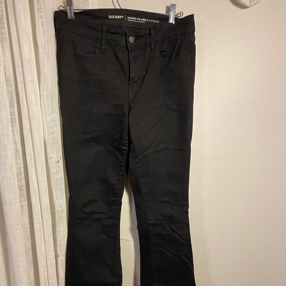 Black Flared Jeans - Picture 2 of 2